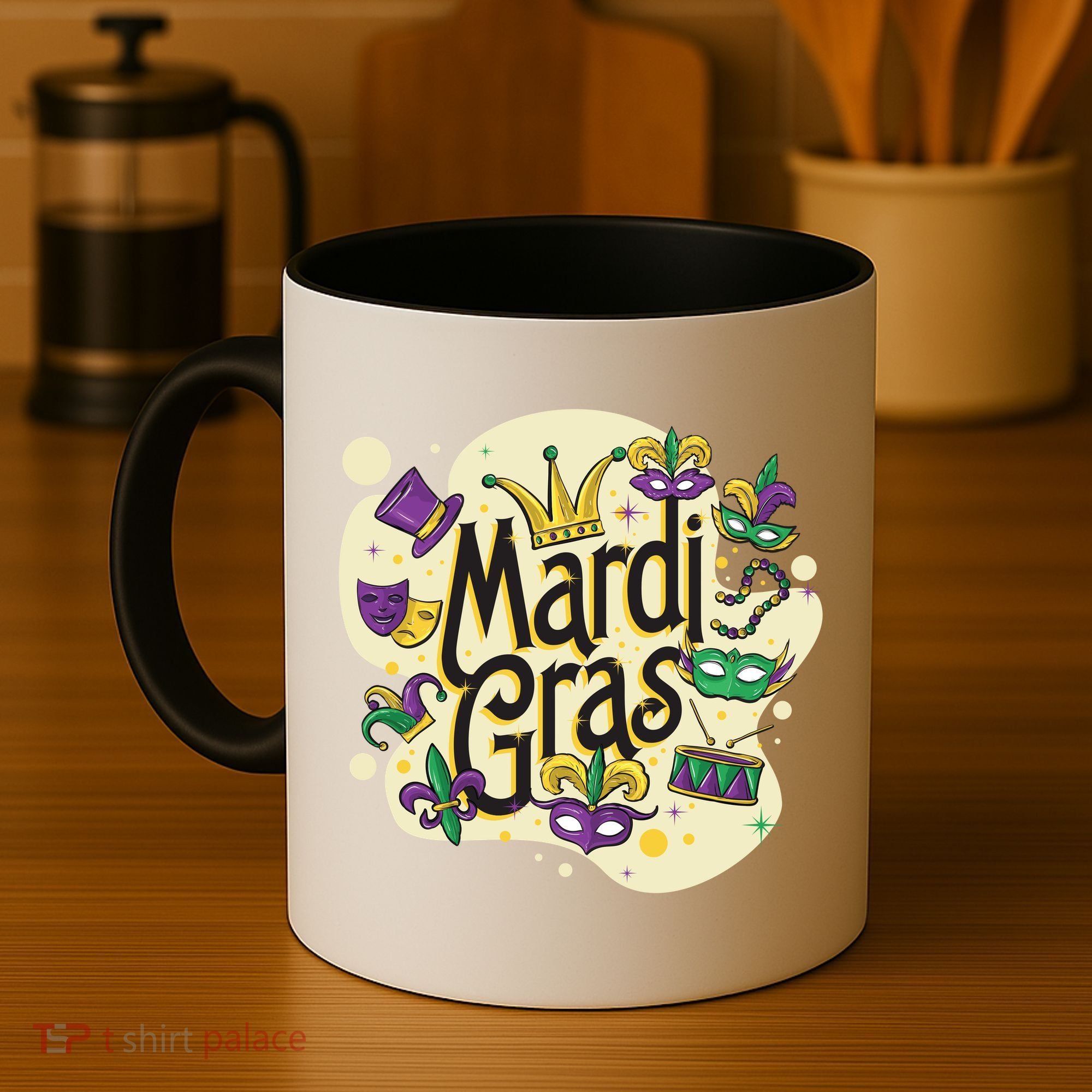 Mardi Gras Flashy Party  Coffee Mug