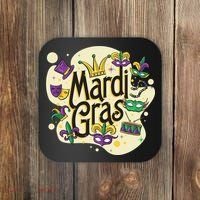 Mardi Gras Flashy Party  Coaster thumb 0