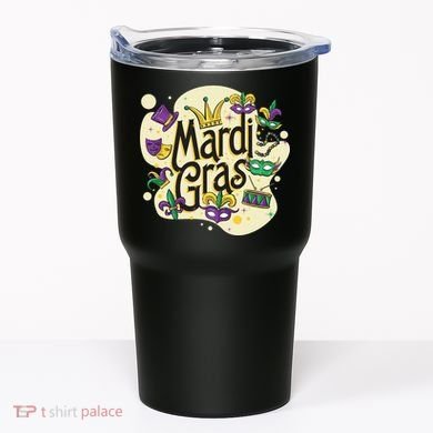 Mardi Gras Flashy Party  Tumbler