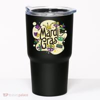 Mardi Gras Flashy Party  Tumbler thumb 0