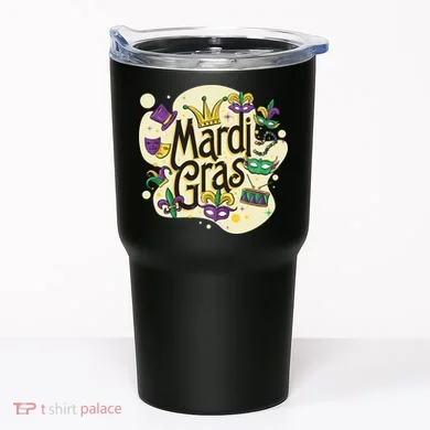 Mardi Gras Flashy Party  Tumbler
