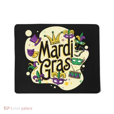 Mardi Gras Flashy Party  Mousepad
