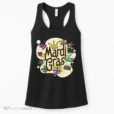 Mardi Gras Flashy Party  Women's Tank Top