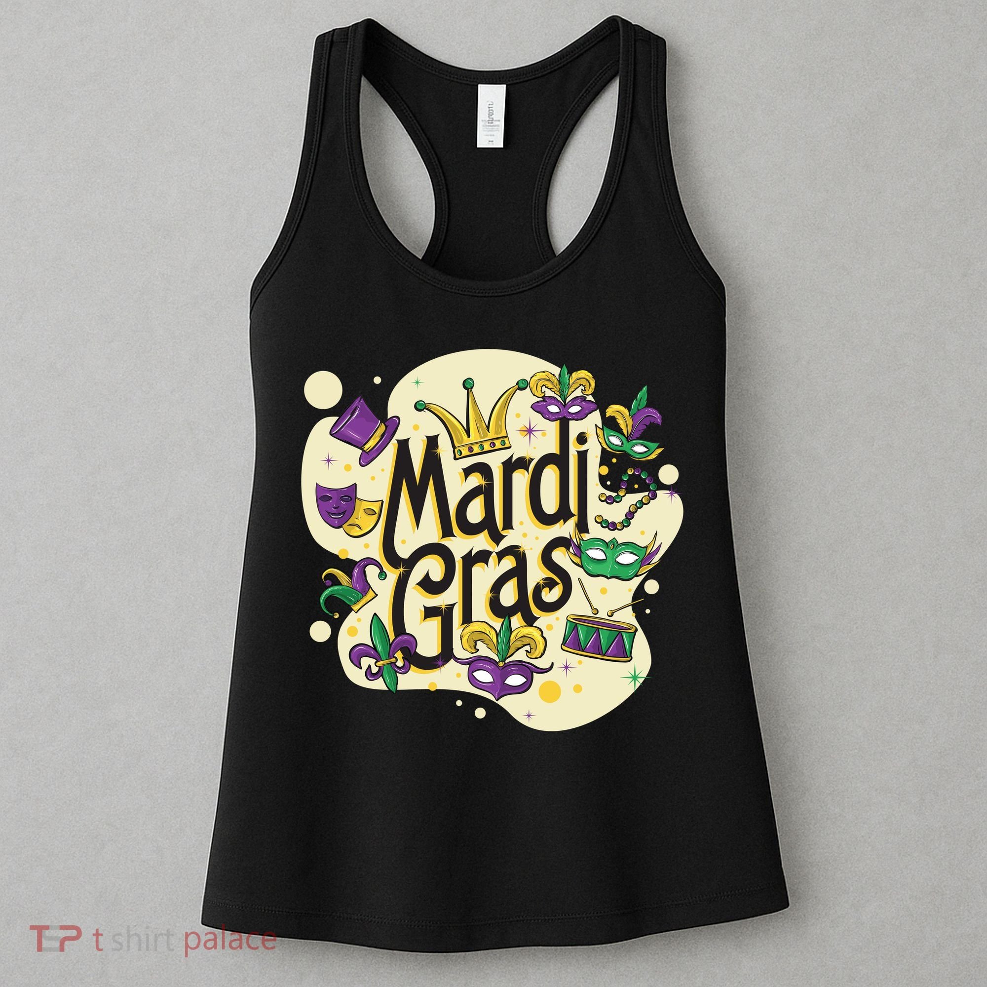 Mardi Gras Flashy Party  Women's Tank Top