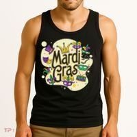 Mardi Gras Flashy Party  Tank Top thumb 3