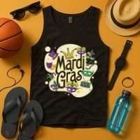 Mardi Gras Flashy Party  Tank Top thumb 4