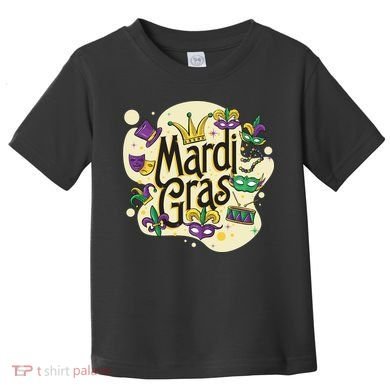 Mardi Gras Flashy Party  Toddler T-Shirt
