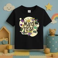 Mardi Gras Flashy Party  Toddler T-Shirt thumb 3