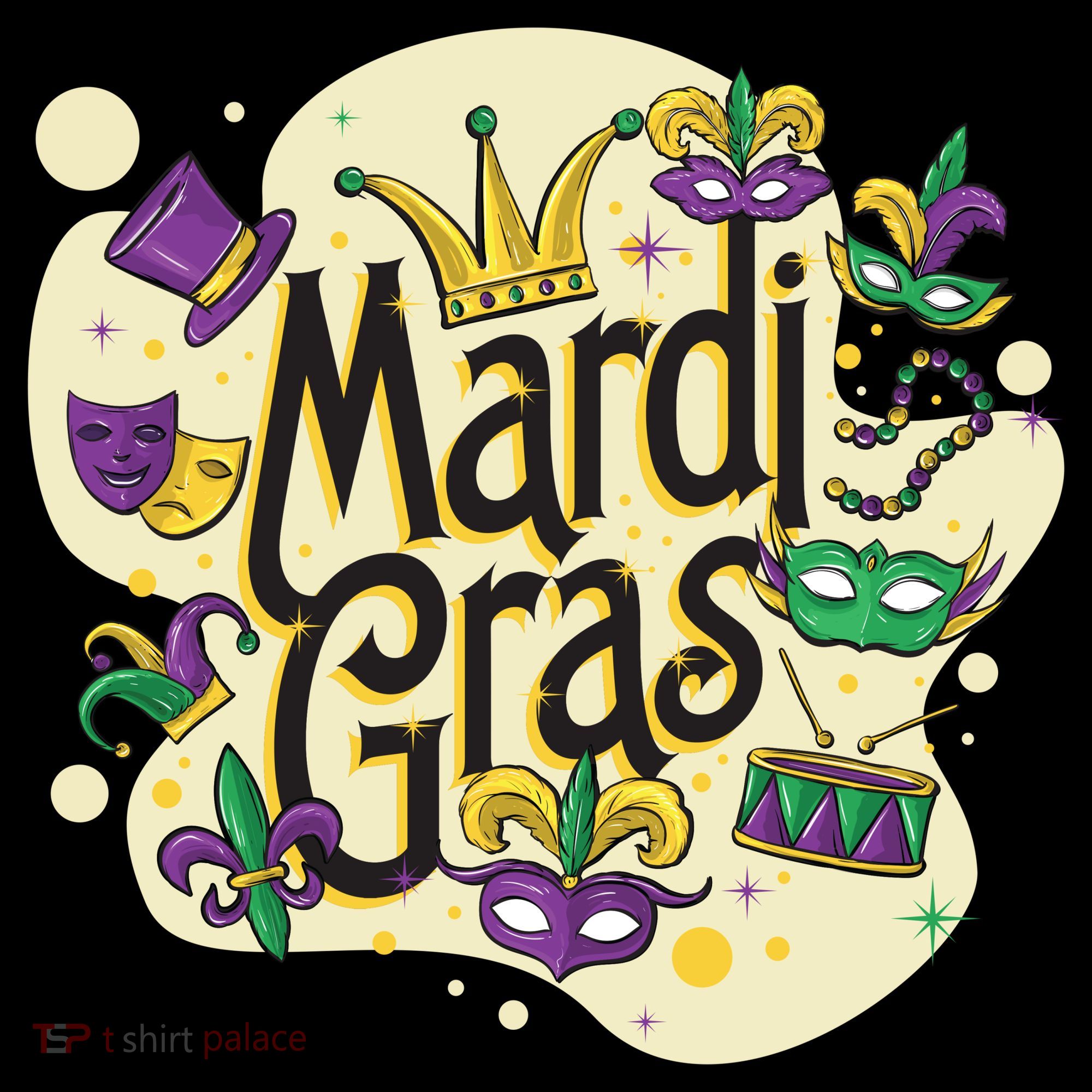 Mardi Gras Flashy Party  Tote Bag