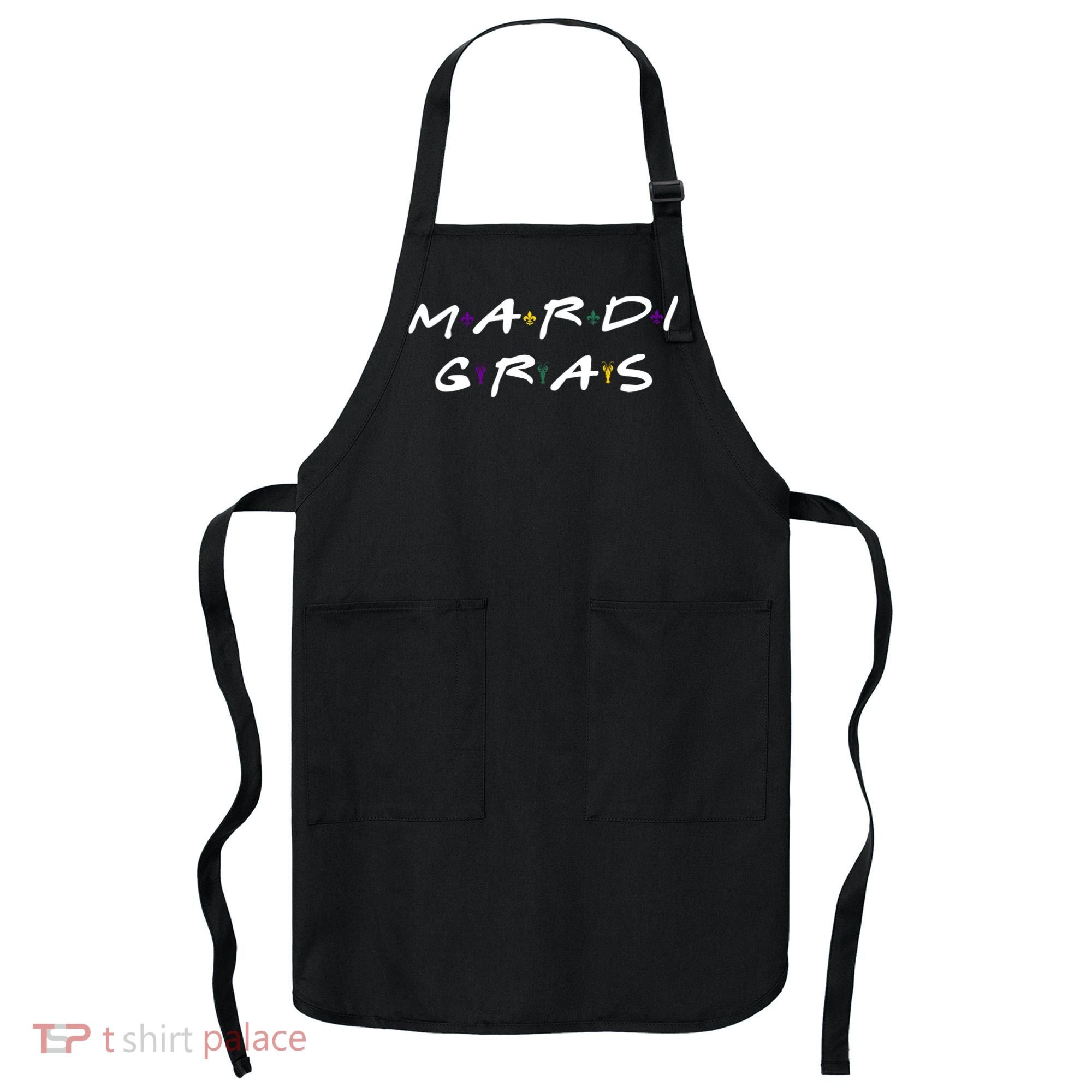 Mardi Gras Friends Apron