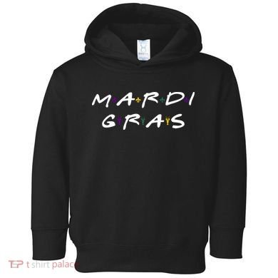Mardi Gras Friends Toddler Hoodie