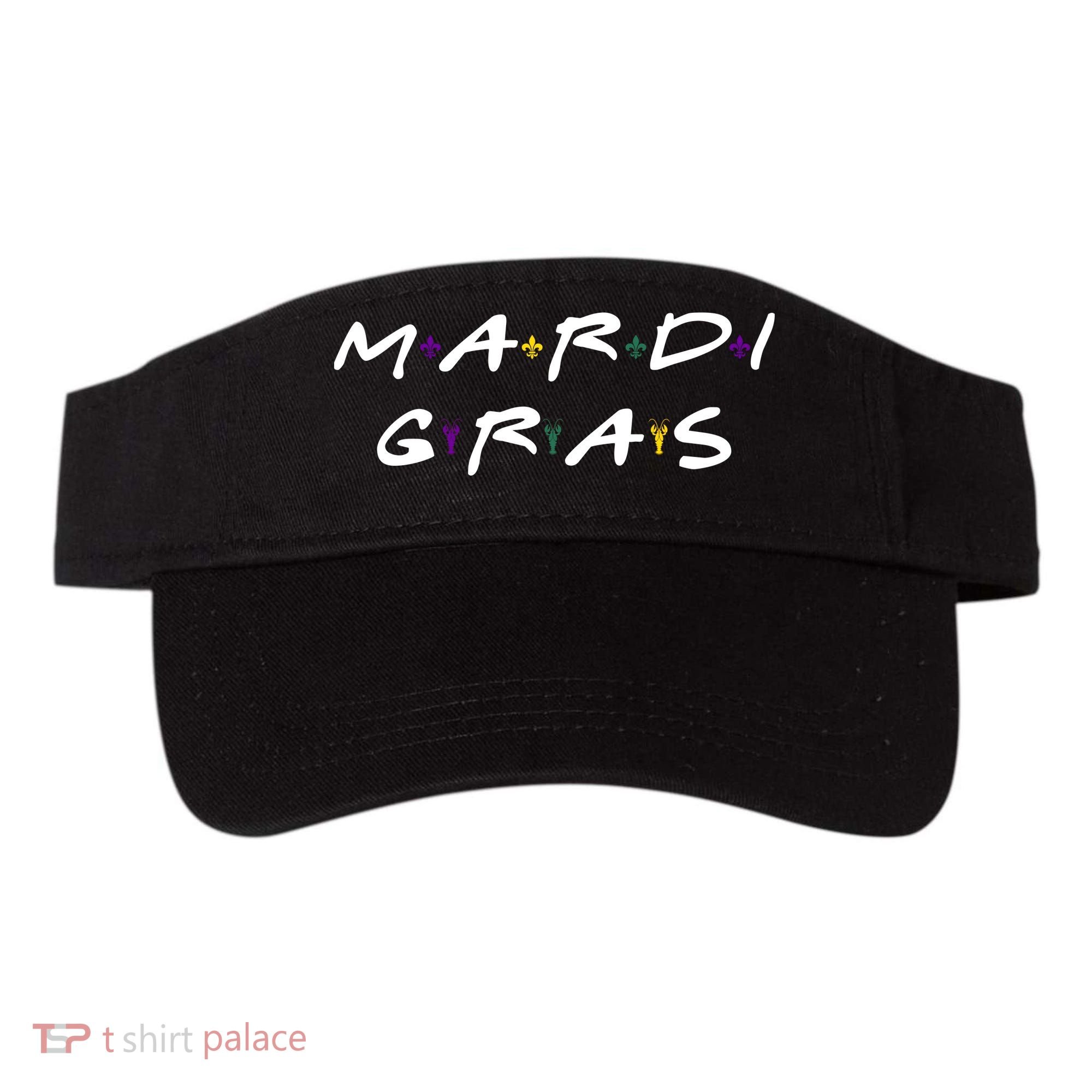 Mardi Gras Friends Visor