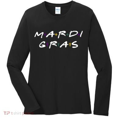 Mardi Gras Friends Women's Long Sleeve Shirt