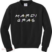 Mardi Gras Friends Kids Sweatshirt thumb 0