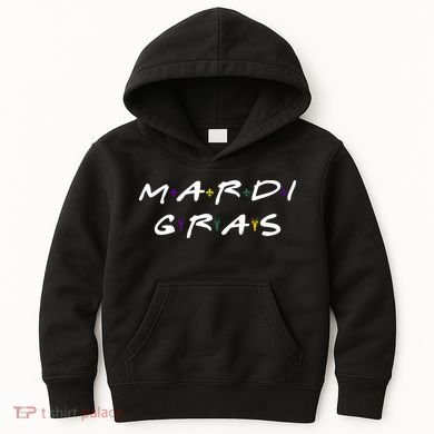 Mardi Gras Friends Kids Hoodie