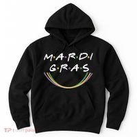 Mardi Gras Friends Meme Hoodie thumb 0
