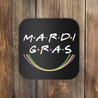 Mardi Gras Friends Meme Coaster thumb 0