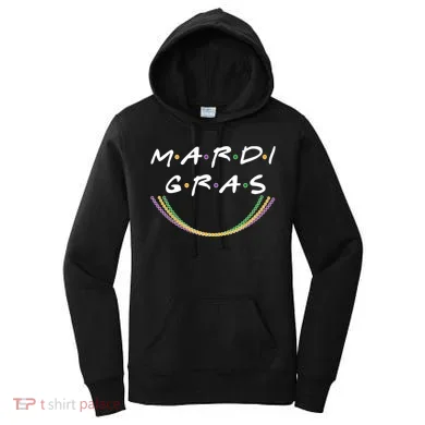 Mardi Gras Friends Meme Women's Hoodie