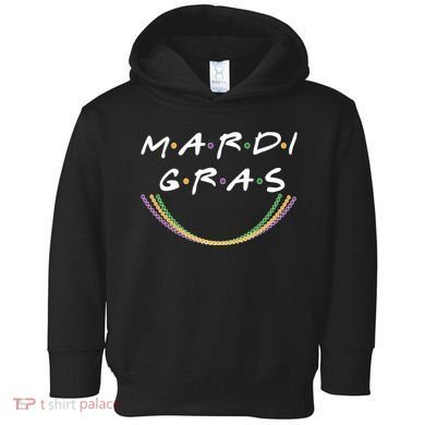 Mardi Gras Friends Meme Toddler Hoodie