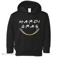 Mardi Gras Friends Meme Toddler Hoodie thumb 0
