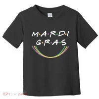 Mardi Gras Friends Meme Toddler T-Shirt thumb 0