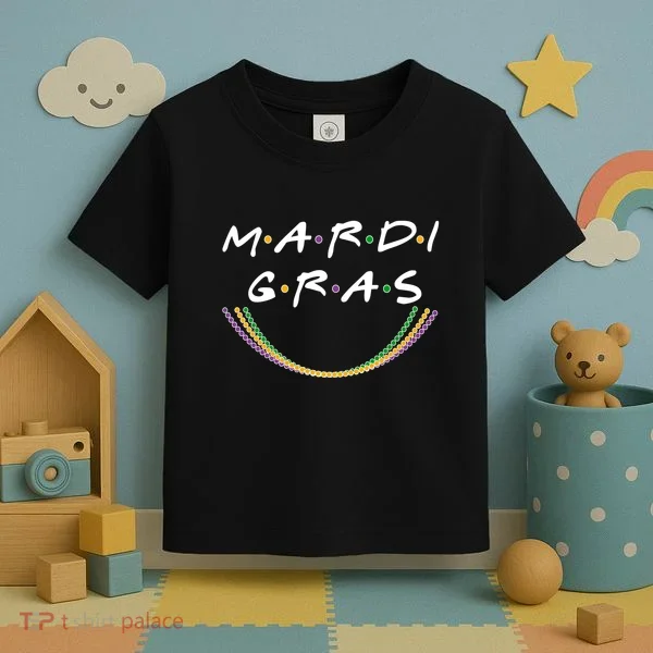 Mardi Gras Friends Meme Toddler T-Shirt
