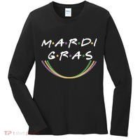 Mardi Gras Friends Meme Women's Long Sleeve Shirt thumb 0