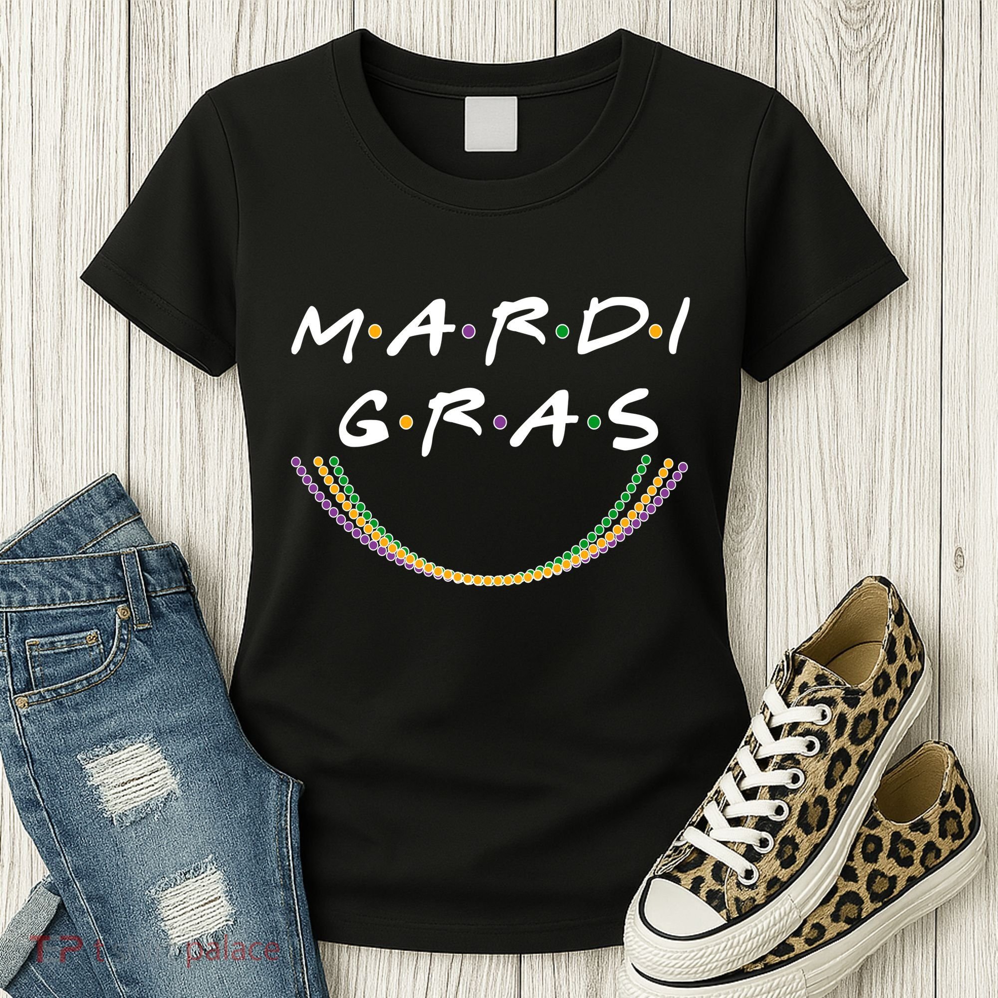 Mardi Gras Friends Meme Women's T-Shirt