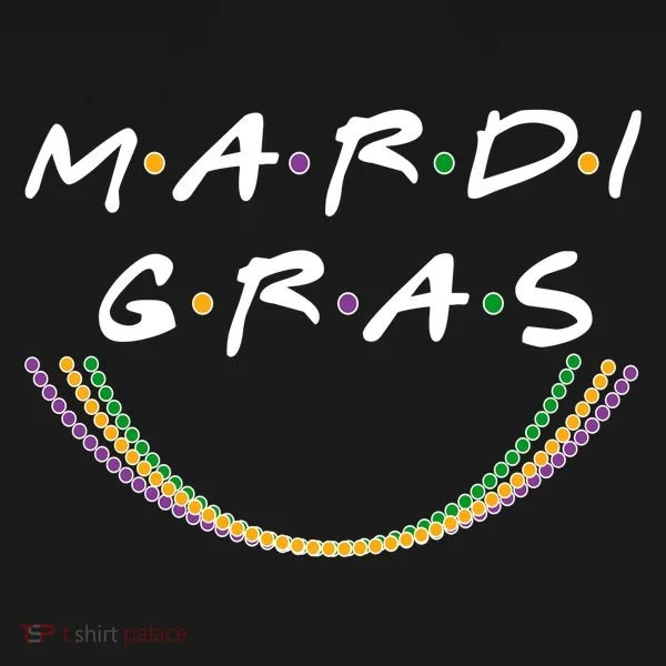 Mardi Gras Friends Meme Kids Long Sleeve Shirt