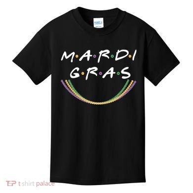 Mardi Gras Friends Meme Kids T-Shirt