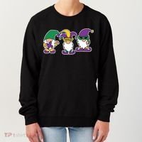 Mardi Gras Gnomes Party Women's Sweatshirt thumb 0