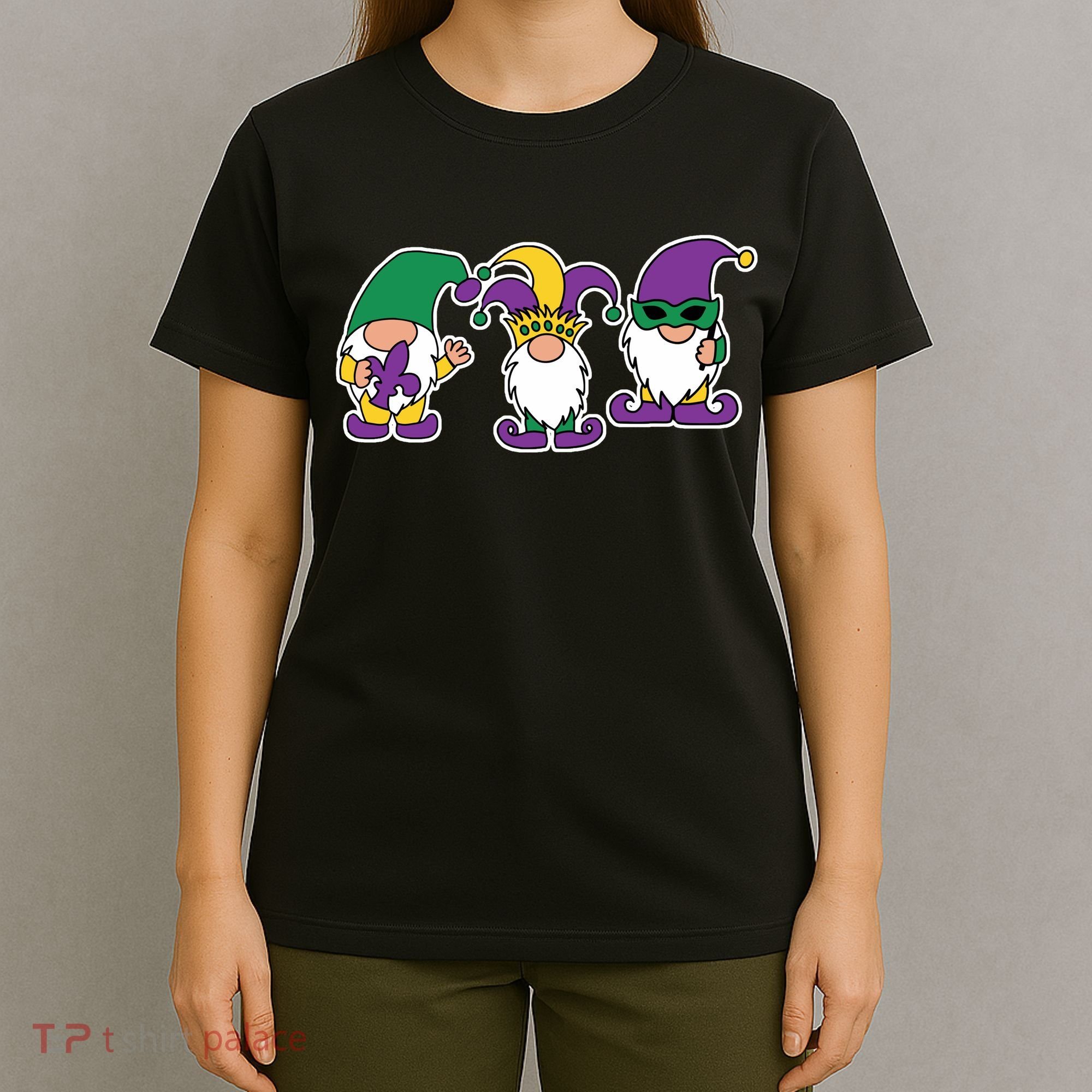 Mardi Gras Gnomes Party T-Shirt