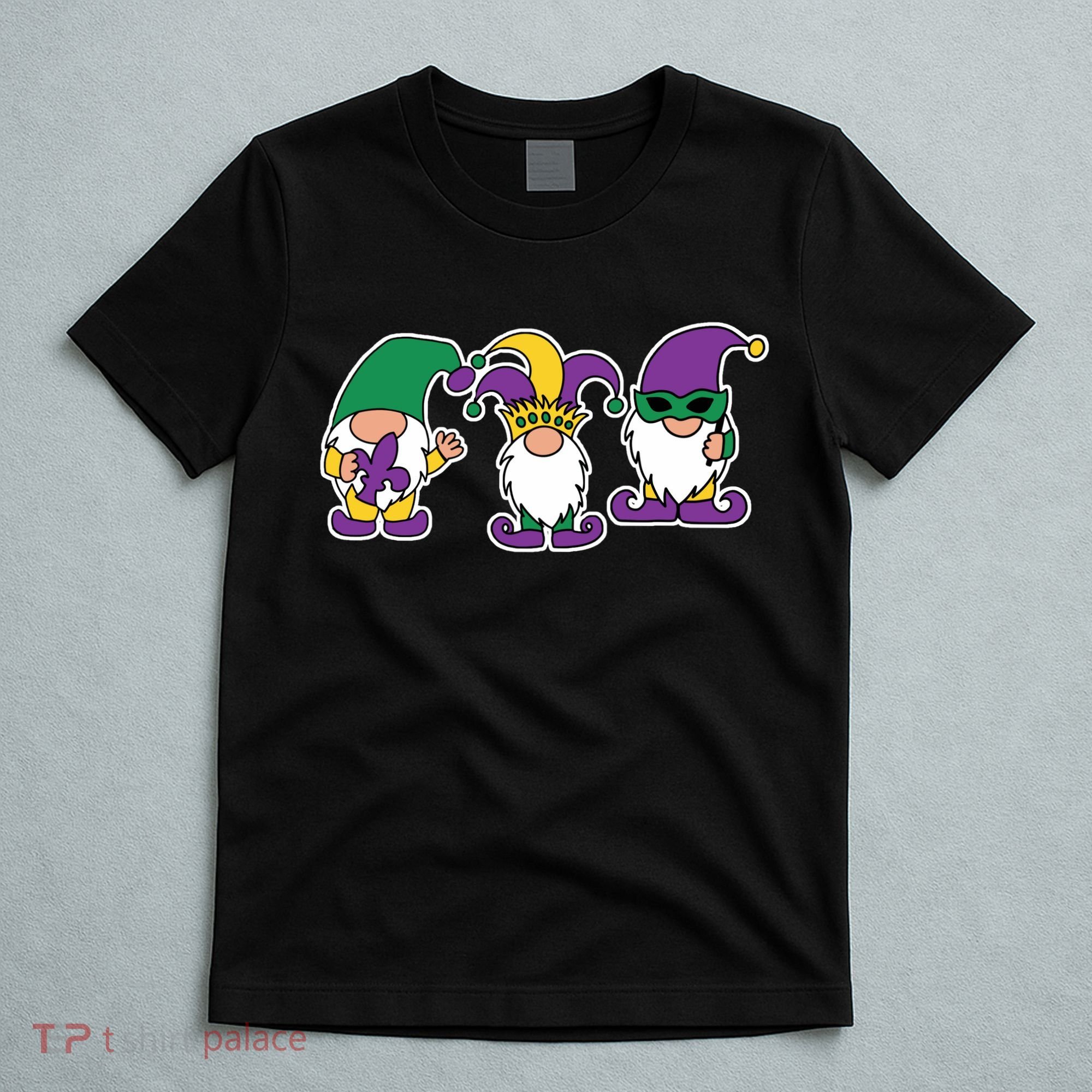 Mardi Gras Gnomes Party T-Shirt