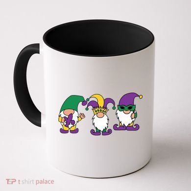 Mardi Gras Gnomes Party Coffee Mug