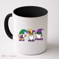 Mardi Gras Gnomes Party Coffee Mug thumb 0