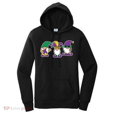 Mardi Gras Gnomes Party Women's Hoodie