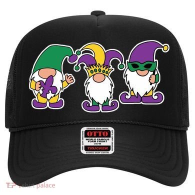 Mardi Gras Gnomes Party Hat