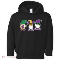 Mardi Gras Gnomes Party Toddler Hoodie thumb 0