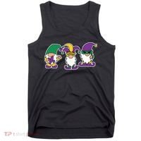 Mardi Gras Gnomes Party Tank Top thumb 0