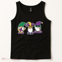 Mardi Gras Gnomes Party Tank Top thumb 2