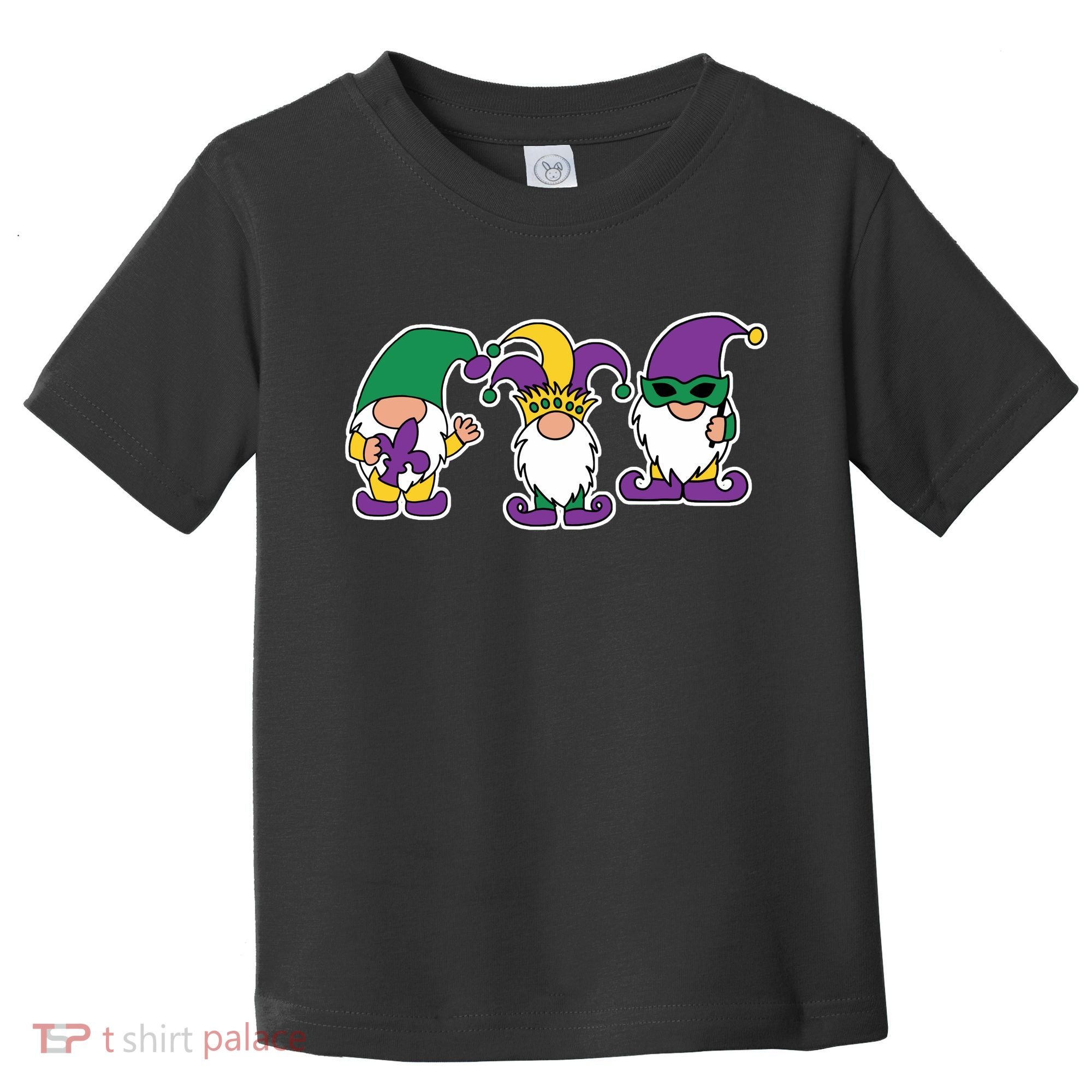 Mardi Gras Gnomes Party Toddler T-Shirt