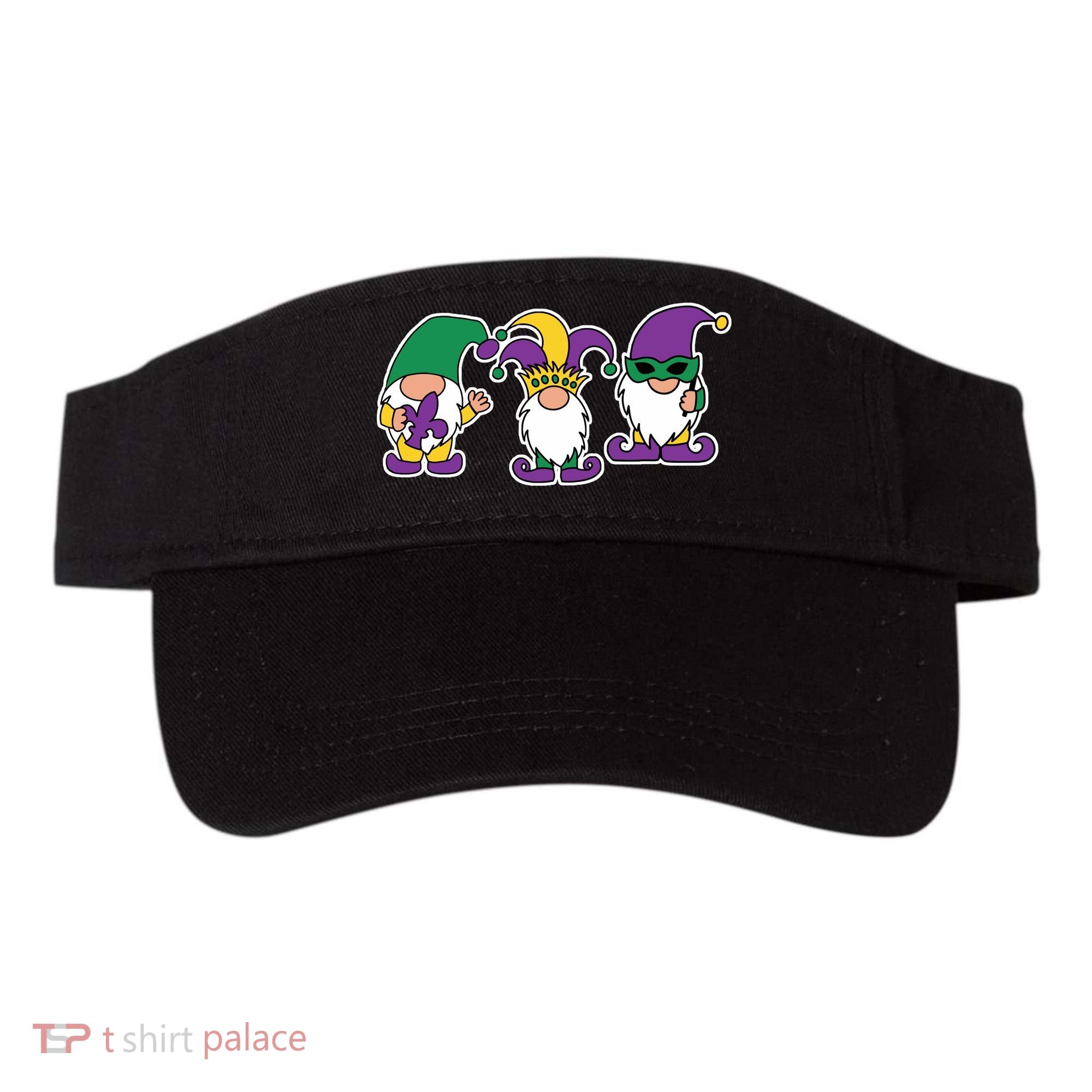 Mardi Gras Gnomes Party Visor