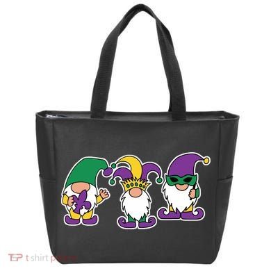 Mardi Gras Gnomes Party Tote Bag