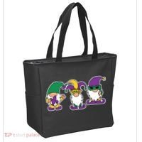 Mardi Gras Gnomes Party Tote Bag thumb 2