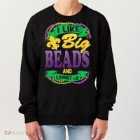 Mardi Gras I like big beads and i cannot lie Women's Sweatshirt thumb 0