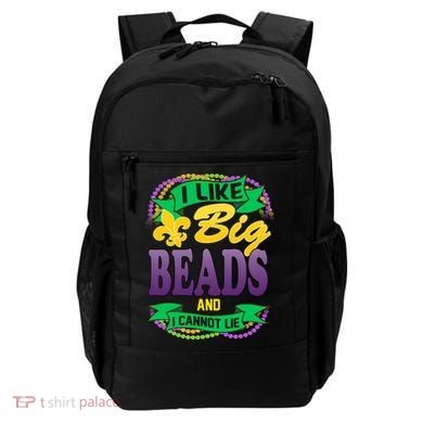 Mardi Gras I like big beads and i cannot lie Backpack