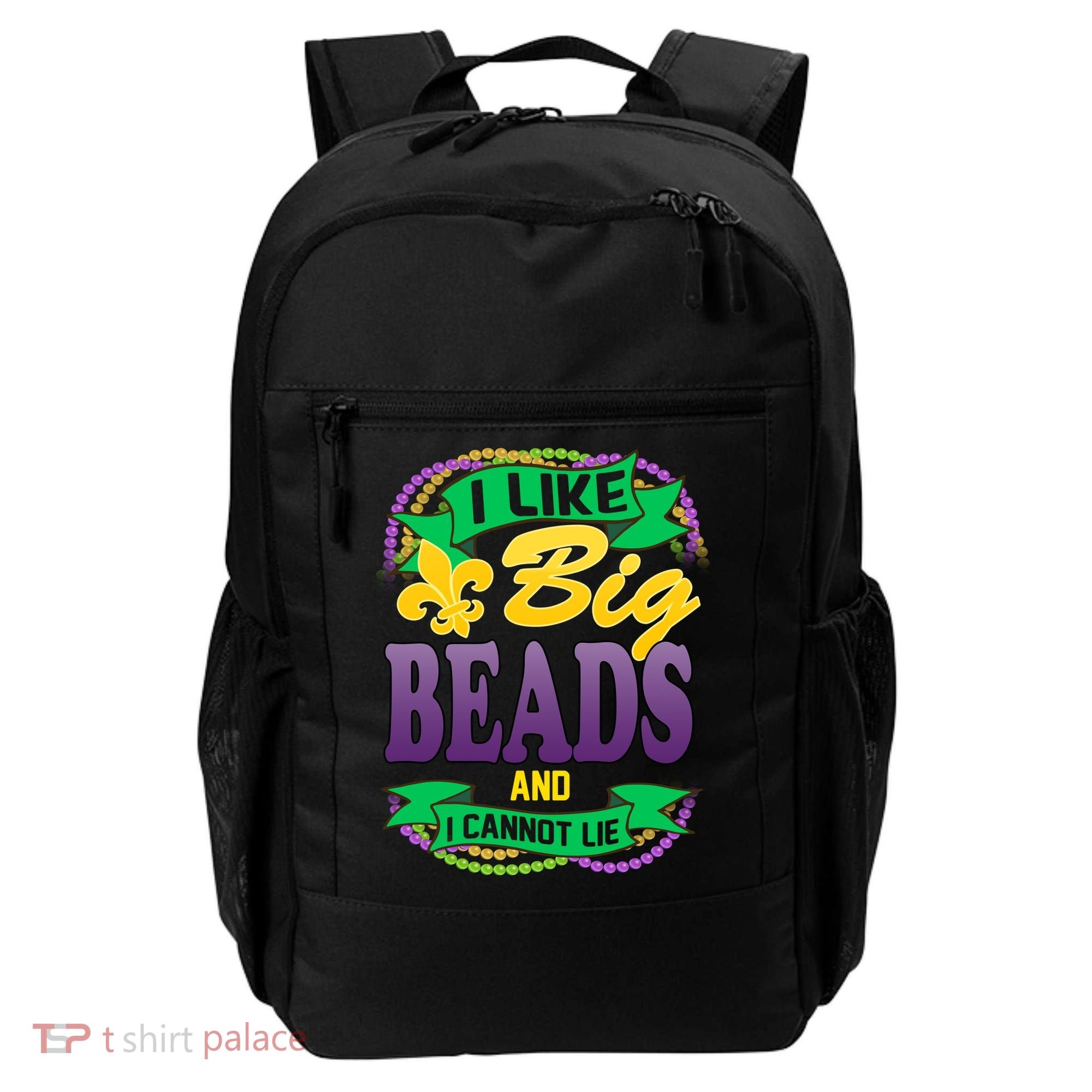 Mardi Gras I like big beads and i cannot lie Backpack
