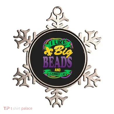 Mardi Gras I like big beads and i cannot lie Ornament