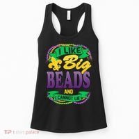 Mardi Gras I like big beads and i cannot lie Women's Tank Top thumb 0