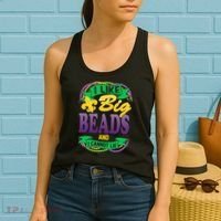 Mardi Gras I like big beads and i cannot lie Women's Tank Top thumb 2